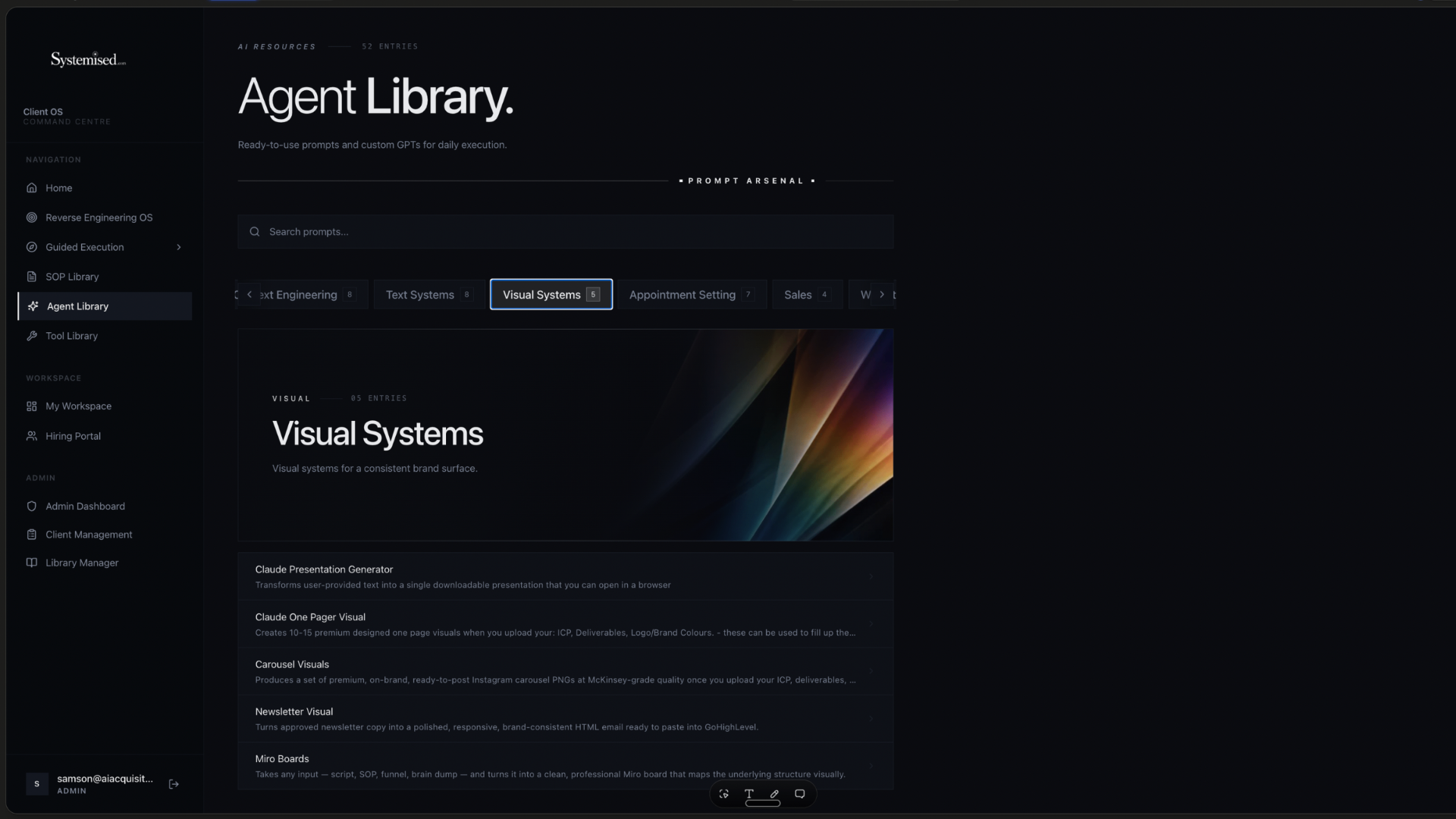 Agent Library — ready-to-use prompts and custom GPTs for daily execution